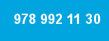 978 992 11 30 978 992 11 30